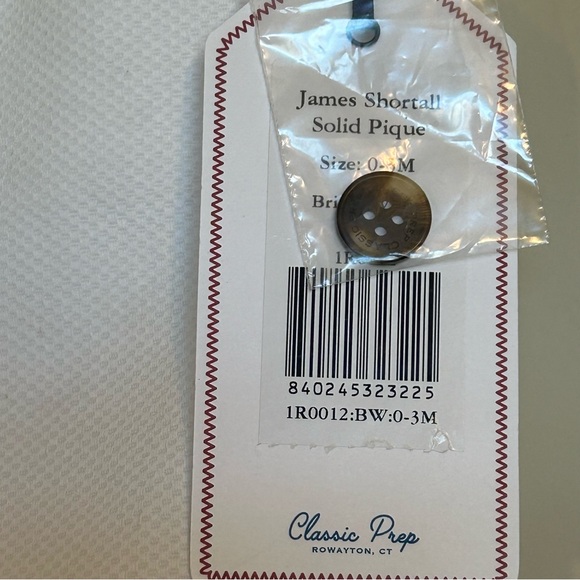 NWT Sz0-3M Classic Prep James Shortall - Picture 7 of 7